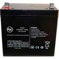 Battery Clerk AJC Invacare Nutron R32 R51 M6 M71 Patriot 12V 55Ah Wheelchair Battery AJC-D55S-B-0-108995